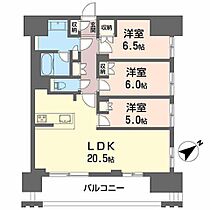 レーベン小田原ＴＨＥ　ＴＯＷＥＲ 00607 ｜ 神奈川県小田原市城山１丁目4-1（賃貸マンション3LDK・6階・82.56㎡） その2