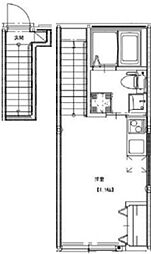 ソルナクレイシア南阿佐ヶ谷II ワンルームの間取図画像