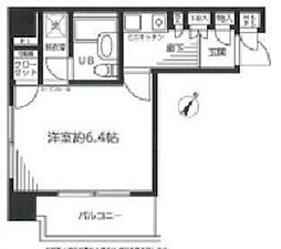 日神パレステージ南池袋第2 3階1Kの間取り