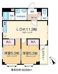 ボヌール奥戸 2階/203