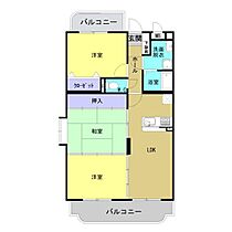 ロイヤルハイツＩＩ 303 ｜ 熊本県玉名市築地（賃貸マンション3LDK・3階・65.60㎡） その2