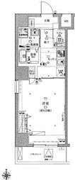 LIVCITY両国参番館 1Kの間取図画像