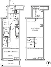 REGOLITH IKEGAMI 1LDKの間取図画像