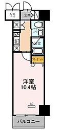 フェニックスレジデンス堺東 1Kの間取図画像