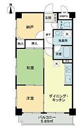 ライオンズマンション新高島平 2SDKの間取図画像