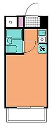 ライオンズマンション鶴見中央 ワンルームの間取図画像