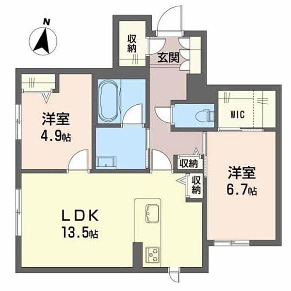 シャーメゾン　リバーダイヤ A0101｜長崎県諫早市天満町(賃貸マンション2LDK・1階・66.90㎡)の写真 その2