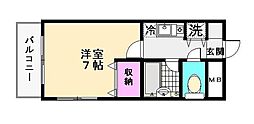 間取図画像 1K