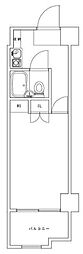 ホーユウパレス吉野町 1Kの間取図画像