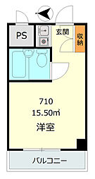 ウイン青山 ワンルームの間取図画像
