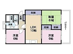 間取図画像 3LDK