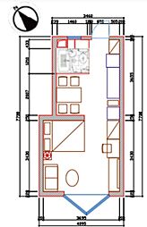 ＳＡＮＳＡＮ千石第ビル 1階ワンルームの間取り