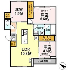 物件の間取り