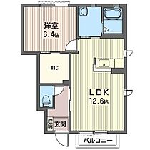 フローラルコートＡ 00101 ｜ 栃木県宇都宮市若草５丁目3-10（賃貸アパート1LDK・1階・46.70㎡） その2