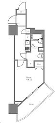 ガラ・ステージ目黒不動前 1Kの間取図画像