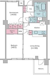 間取図画像 1SLDK