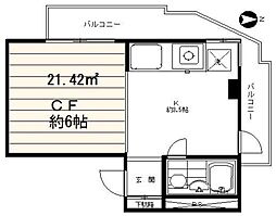シティハイツ新桜台 1Kの間取図画像