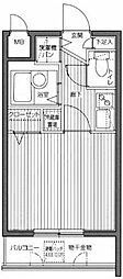 ガラ・ステージ麻布十番 1Kの間取図画像