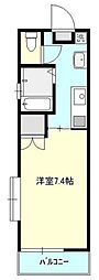 シティホームズM 1Kの間取図画像