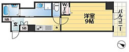 MAISHIN神戸三宮EAST 1Kの間取図画像