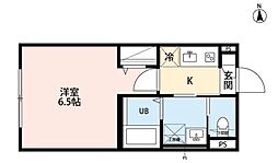 robot home 東綾瀬 1Kの間取図画像