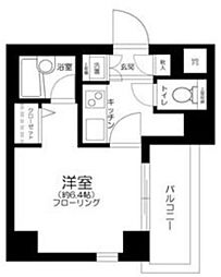 ステージファーストタカナワ2 1Kの間取図画像