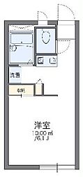レオパレスゴットイン 1Kの間取図画像