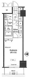 グランハイツ高田馬場 1Kの間取図画像