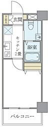 J-Cloud横浜鶴見 1Kの間取図画像