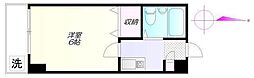 サニーヒルズ等々力 1Kの間取図画像