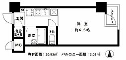 ニュー池袋ハイツ ワンルームの間取図画像