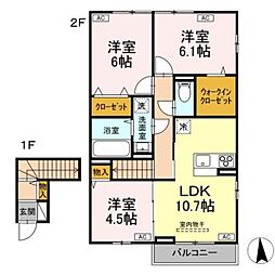 ガーネット I 2階