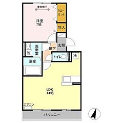 物件の間取り
