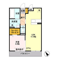 物件の間取り