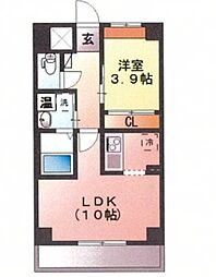 ファインレジデンス赤塚 1LDKの間取図画像
