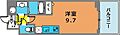 アプリーレ神戸元町4階7.4万円