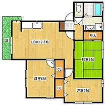 エクセル 101 ｜ 福岡県久留米市津福本町1705（賃貸アパート3LDK・1階・69.00㎡） その2