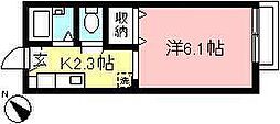 間取図画像 1K