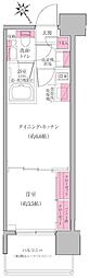 レジディア門前仲町プレイス 1DKの間取図画像