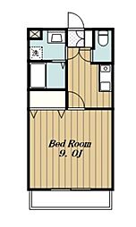 スプリングス赤坂1 1Kの間取図画像