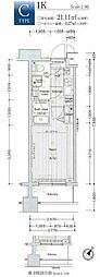 エル・グランジュテ横濱 1Kの間取図画像