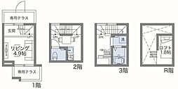 MaisonNeko 1SKの間取図画像