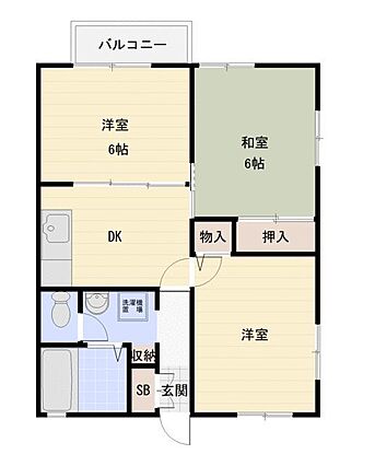 ハイツKS21_間取り_0