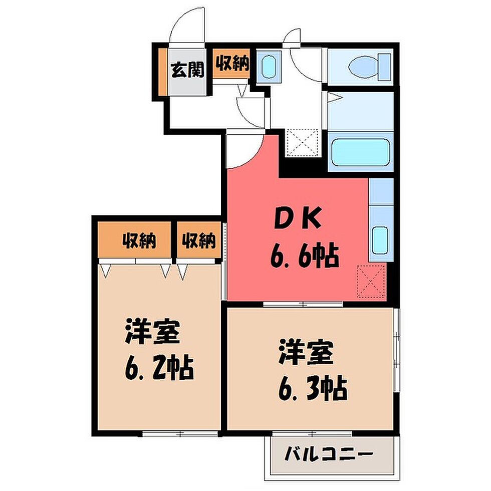 ホームズ でお部屋探し 栃木県河内郡上三川町しらさぎ1丁目55 1 2dk 賃料4 5万円 1階 46 92 賃貸アパート住宅情報 物件番号 取扱い不動産会社 Lixil不動産ショップ 小金井不動産株式会社 城東店