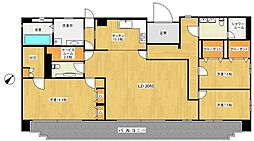 ロイヤルタワー春日 3SLDKの間取図画像