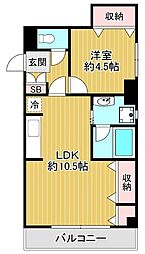 グランドコート成増 1LDKの間取図画像