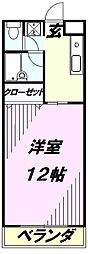 ENハイツエコ 1Kの間取図画像