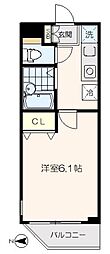 フェリーチェ豊玉中壱番館 1Kの間取図画像