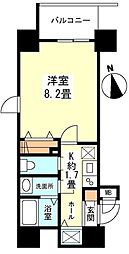 ガーラプレイス新宿御苑 1Kの間取図画像