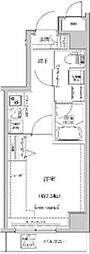 パティーナ住吉Duo 1Kの間取図画像